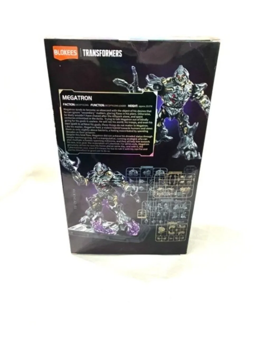Transformers Megatron Classic Class Model Kit #10 Blockees - 75 Pc